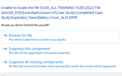 How to fix Missing Files